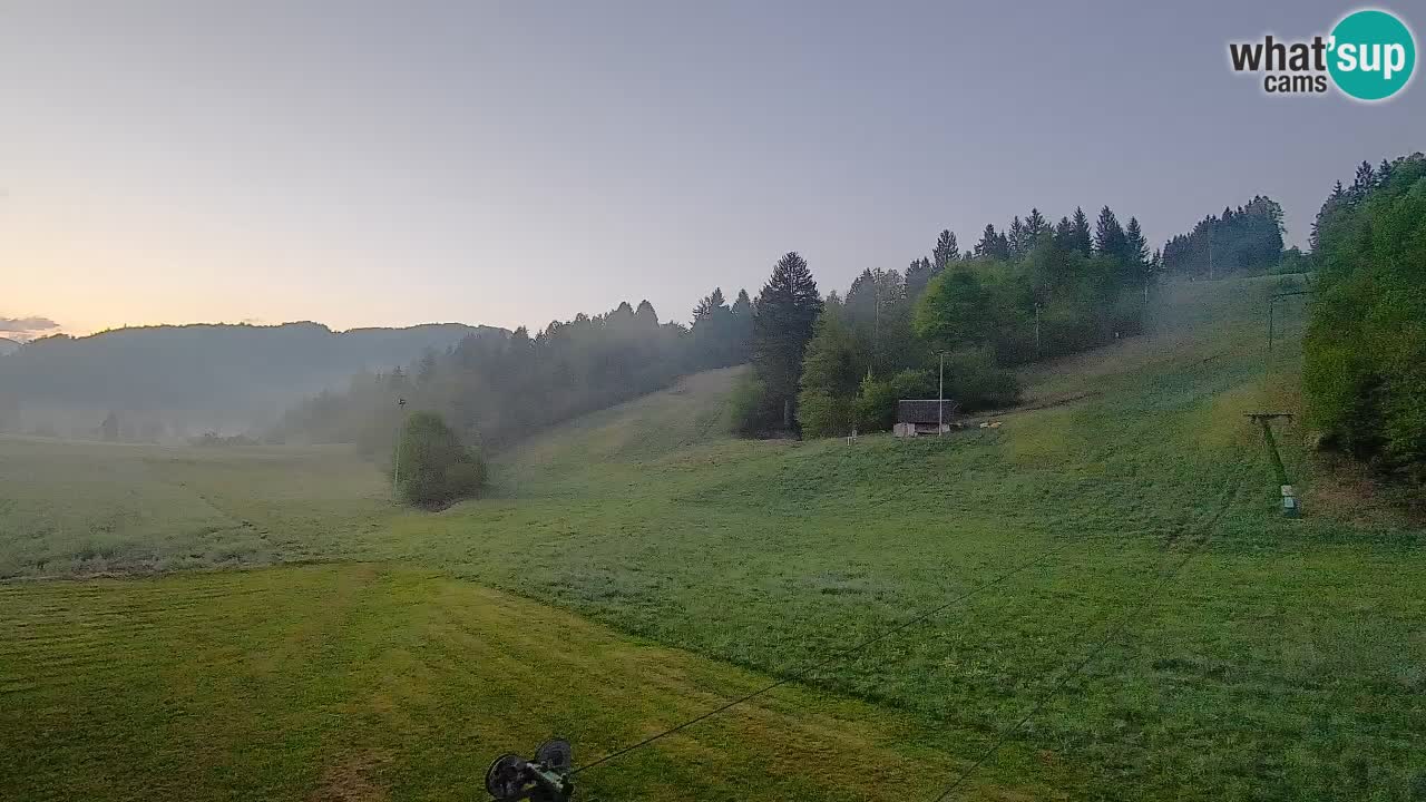 Webcam Smučišče Senožeta – Station de ski à Srednja Vas près de Bohinj