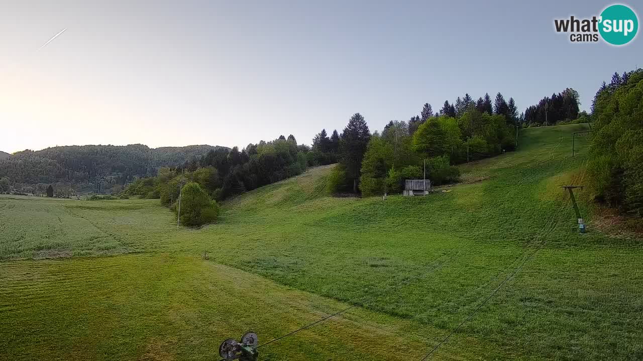 Cámara web Smučišče Senožeta – Estación de esquí en Srednja Vas cerca de Bohinj
