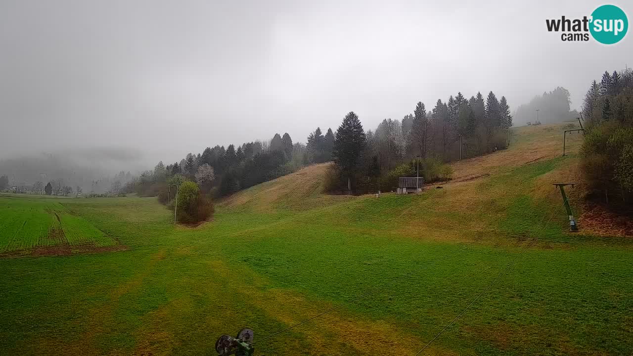 Webcam Smučišče Senožeta – Station de ski à Srednja Vas près de Bohinj