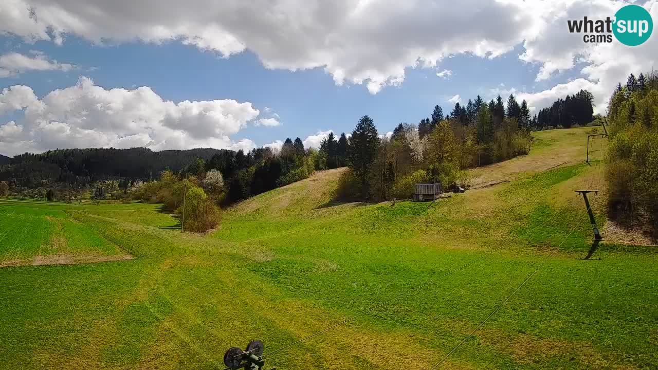 Webcam Smučišče Senožeta – Ski Resort Live View near Bohinj