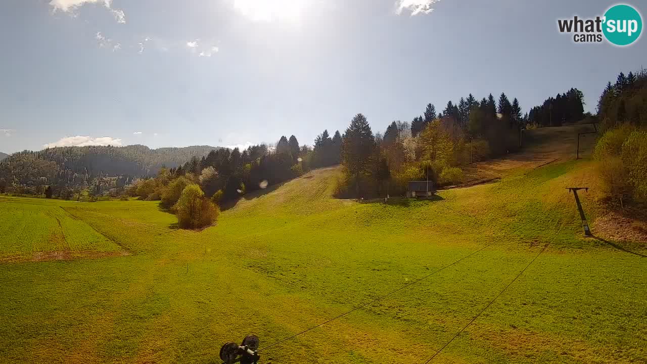 Web kamera Smučišče Senožeta – Skijalište u Srednjoj Vasi kod Bohinja