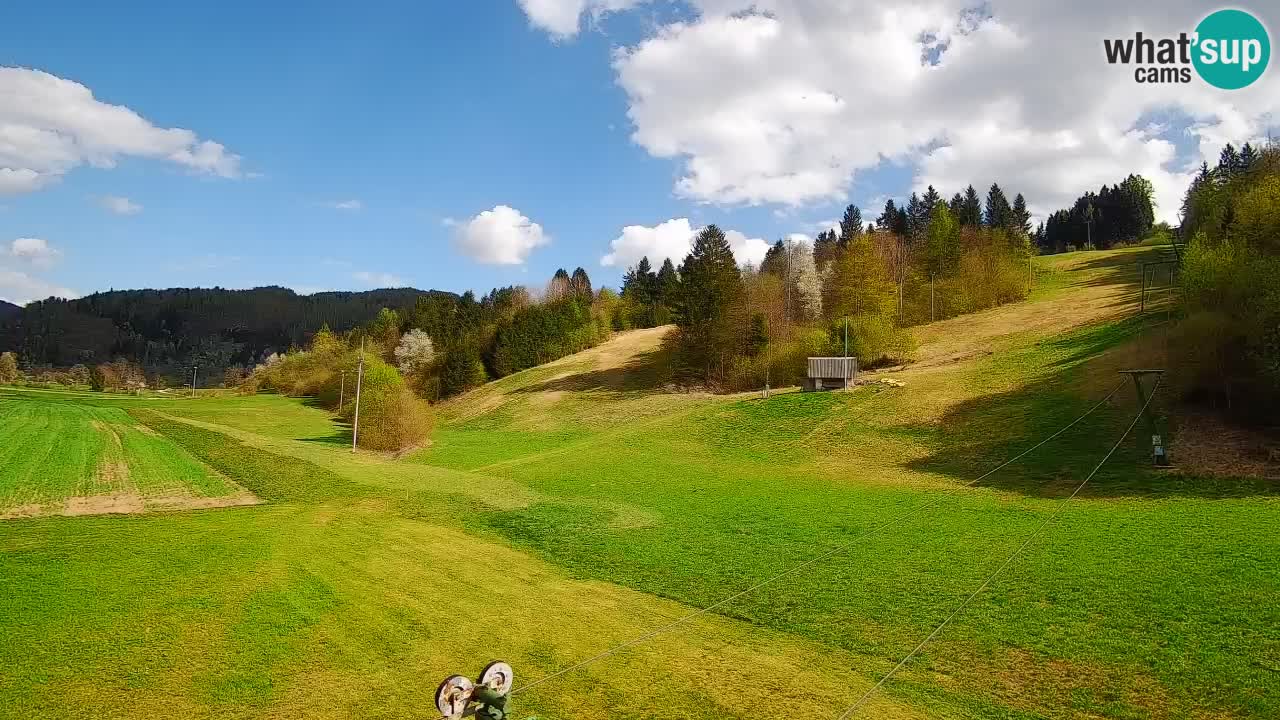 Web kamera Smučišče Senožeta – Skijalište u Srednjoj Vasi kod Bohinja