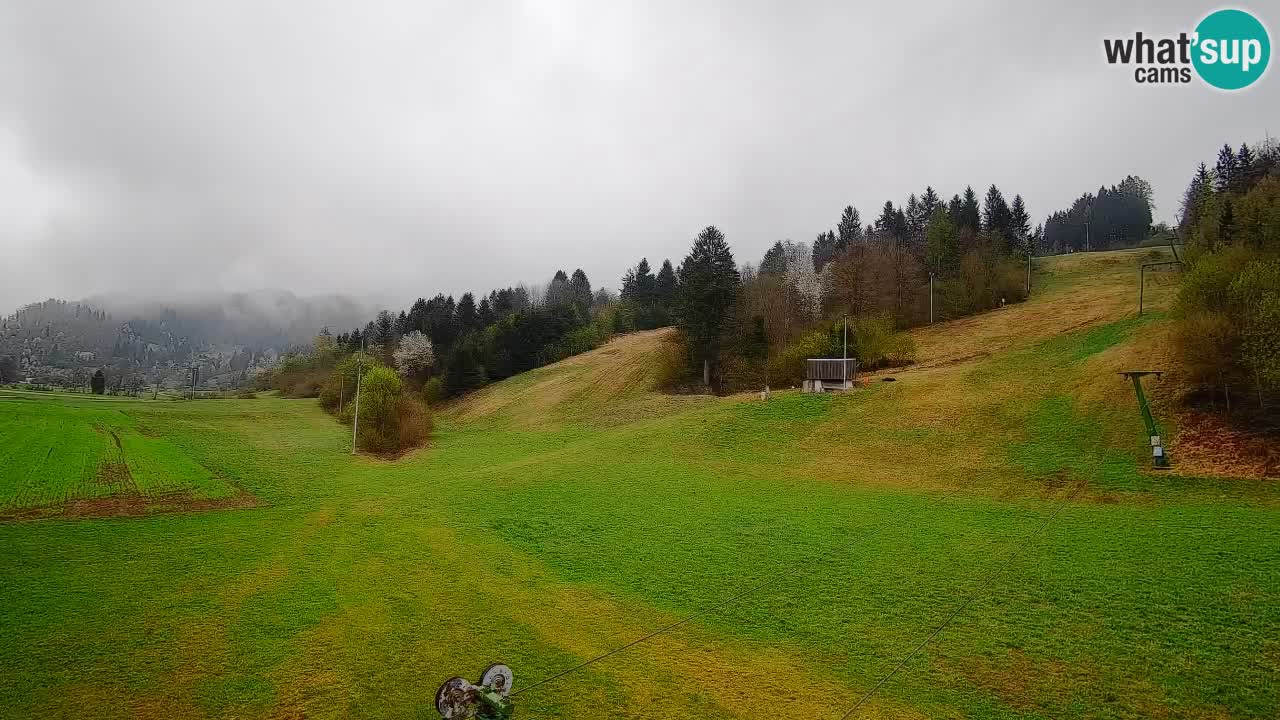 Web kamera Smučišče Senožeta – Skijalište u Srednjoj Vasi kod Bohinja