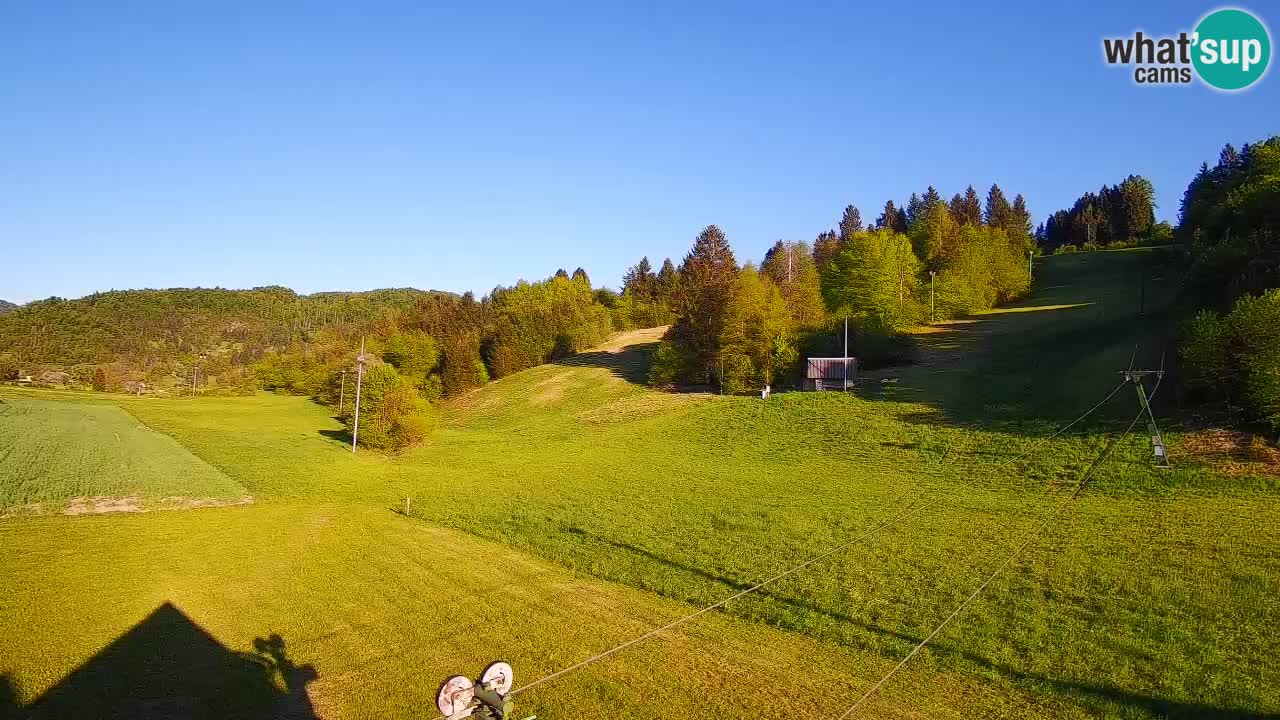 Webcam Smučišče Senožeta – Station de ski à Srednja Vas près de Bohinj