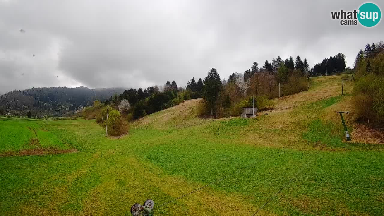 Spletna kamera Smučišče Senožeta – smučarsko središče v Srednji vasi pri Bohinju