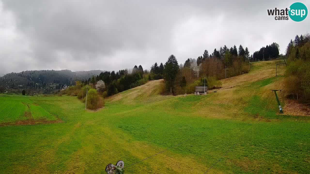Webcam Smučišče Senožeta – Ski Resort Live View near Bohinj