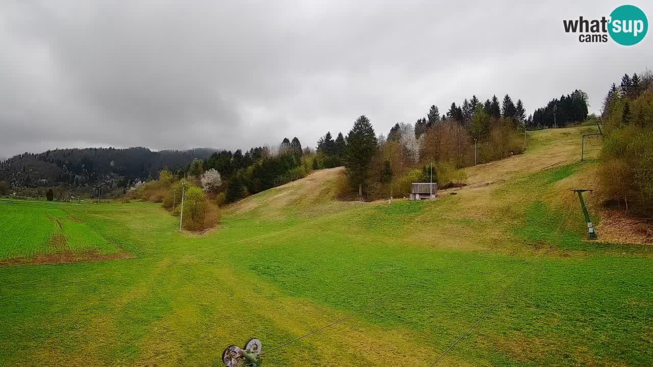 Webcam Smučišče Senožeta – Station de ski à Srednja Vas près de Bohinj