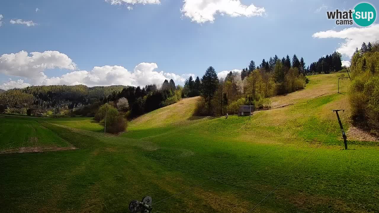 Webcam Smučišče Senožeta – Stazione sciistica a Srednja Vas vicino Bohinj
