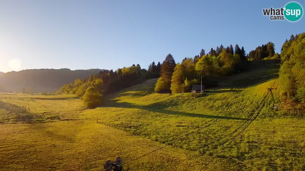 Webcam Smučišče Senožeta – Ski Resort Live View near Bohinj