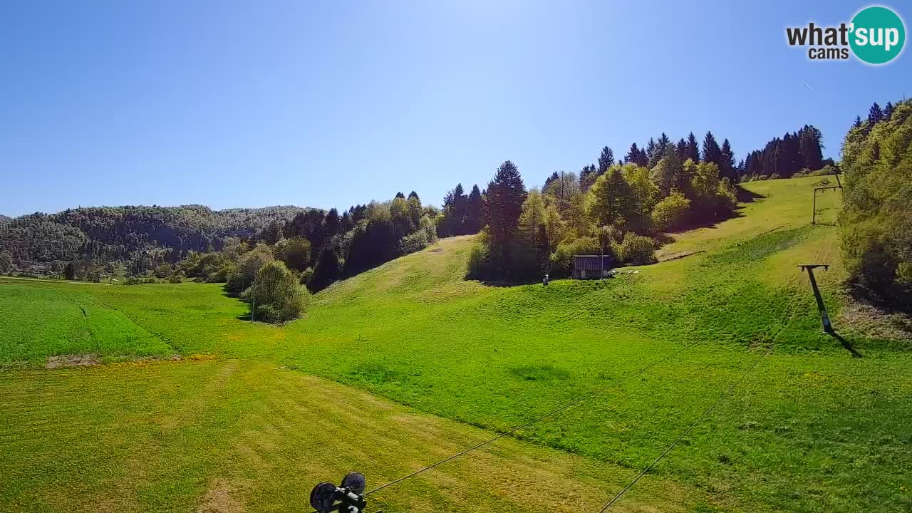 Webcam Smučišče Senožeta – Ski Resort Live View near Bohinj
