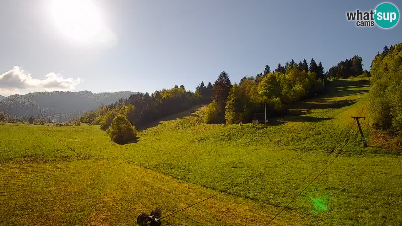 Webcam Smučišče Senožeta – Station de ski à Srednja Vas près de Bohinj