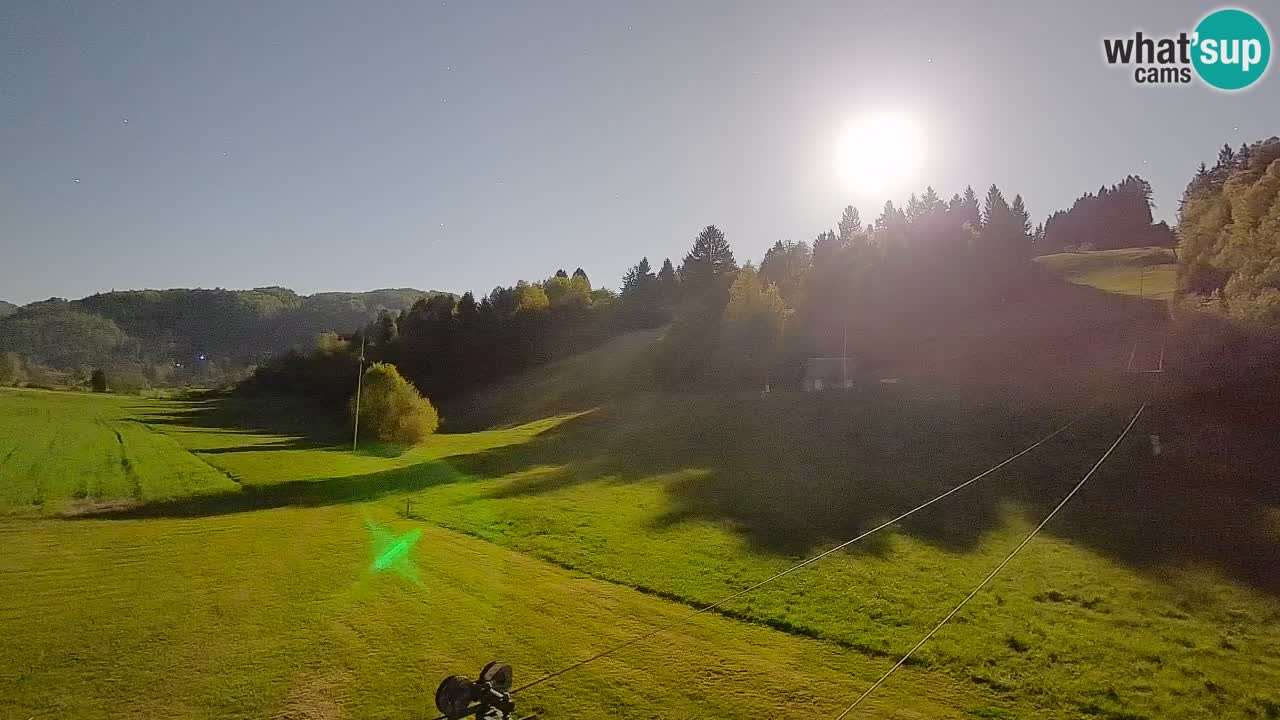 Webcam Smučišče Senožeta – Station de ski à Srednja Vas près de Bohinj