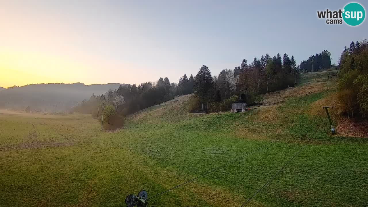 Webcam Smučišče Senožeta – Station de ski à Srednja Vas près de Bohinj