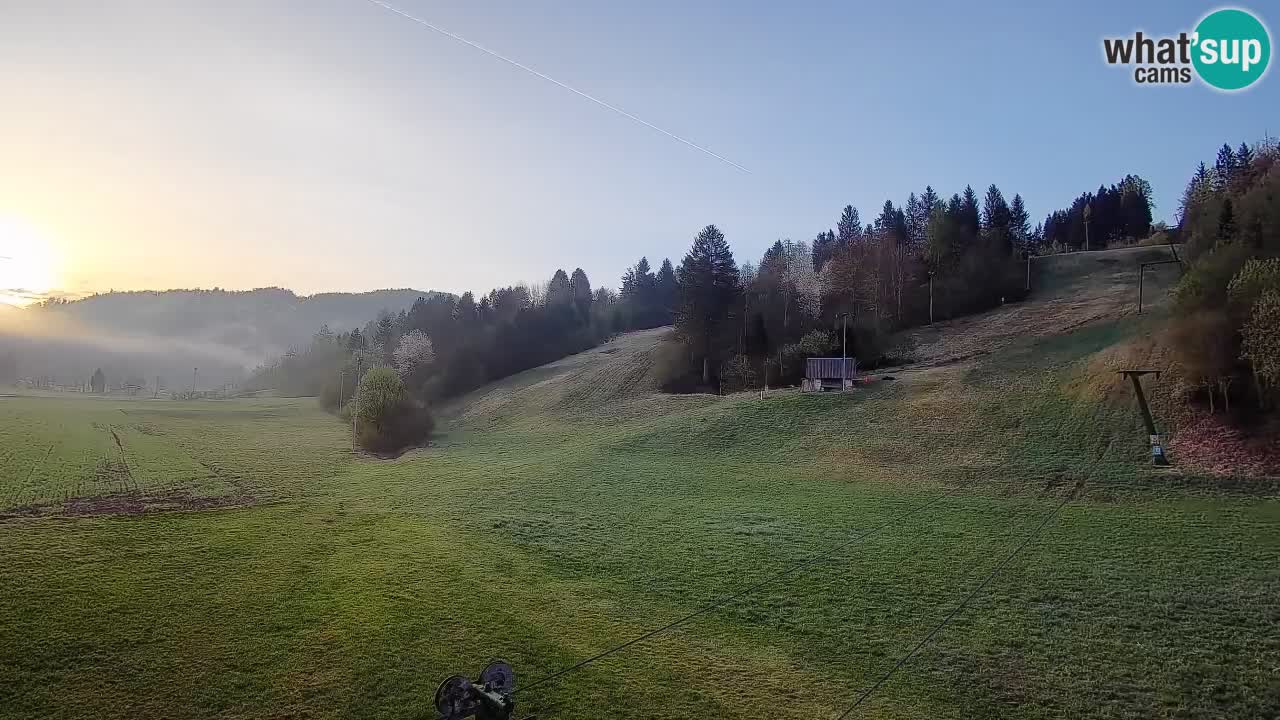 Webcam Smučišče Senožeta – Ski Resort Live View near Bohinj