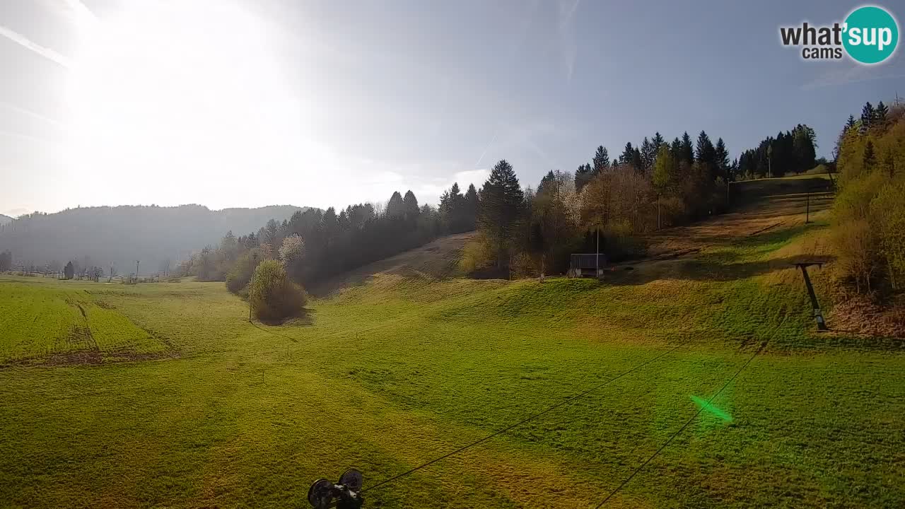 Webcam Smučišče Senožeta – Ski Resort Live View near Bohinj