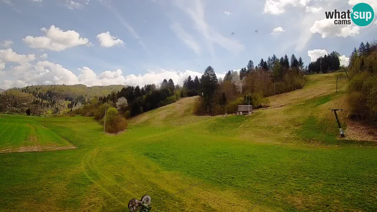 Webcam Smučišče Senožeta – Ski Resort Live View near Bohinj