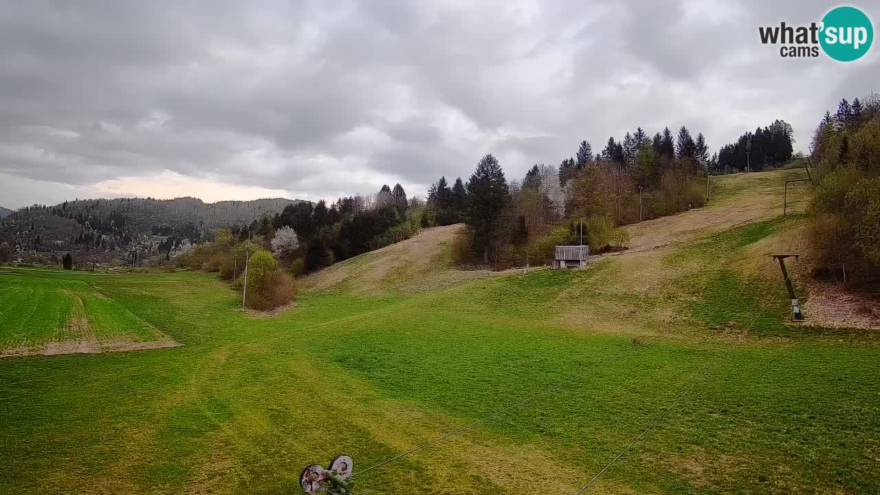 Webcam Smučišče Senožeta – Ski Resort Live View near Bohinj