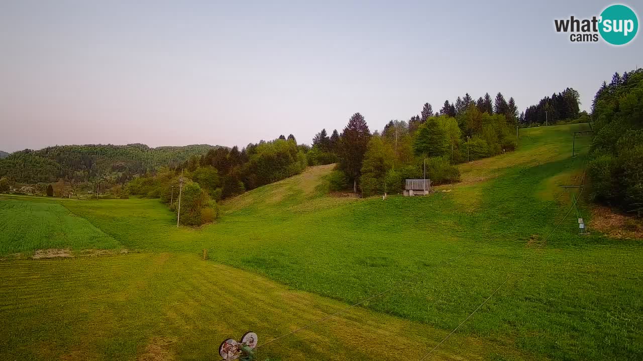 Webcam Smučišče Senožeta – Stazione sciistica a Srednja Vas vicino Bohinj