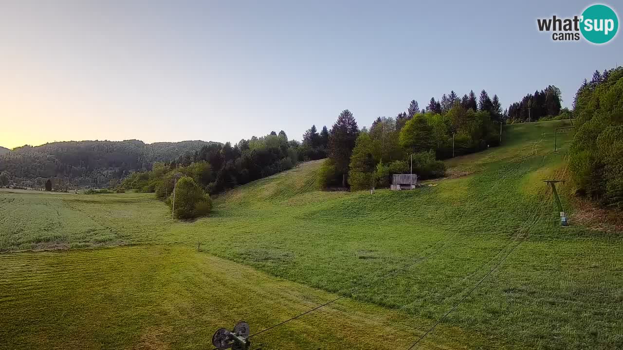 Webcam Smučišče Senožeta – Ski Resort Live View near Bohinj