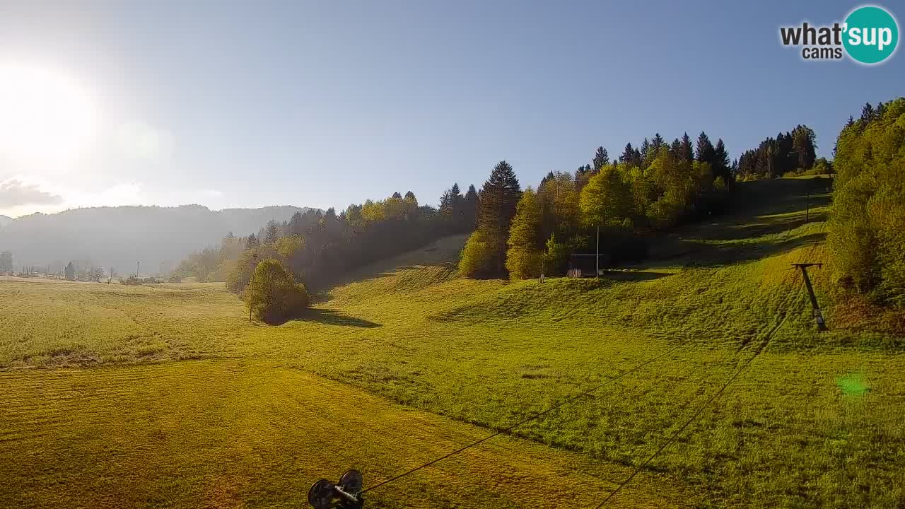 Webcam Smučišče Senožeta – Ski Resort Live View near Bohinj