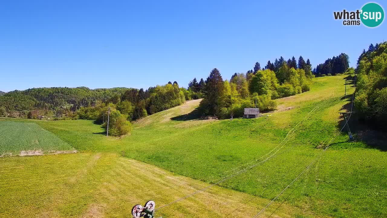 Cámara web Smučišče Senožeta – Estación de esquí en Srednja Vas cerca de Bohinj