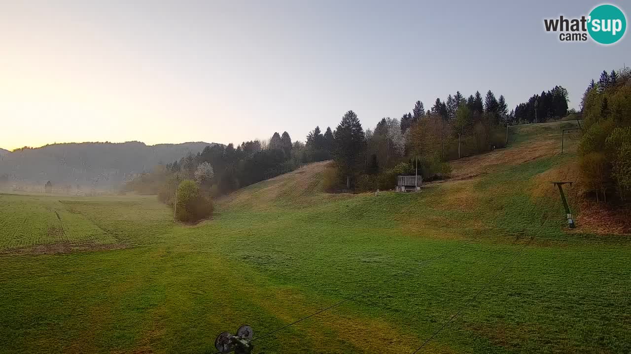 Webcam Smučišče Senožeta – Stazione sciistica a Srednja Vas vicino Bohinj