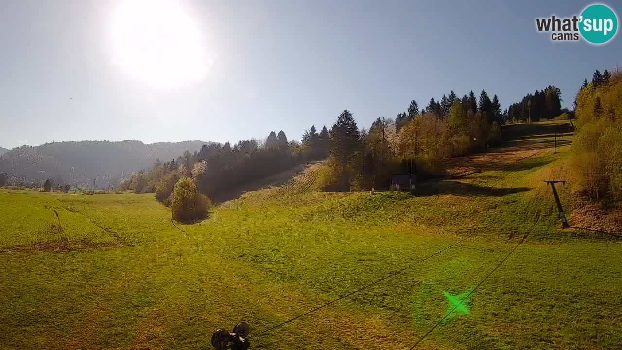 Webcam Smučišče Senožeta – Stazione sciistica a Srednja Vas vicino Bohinj