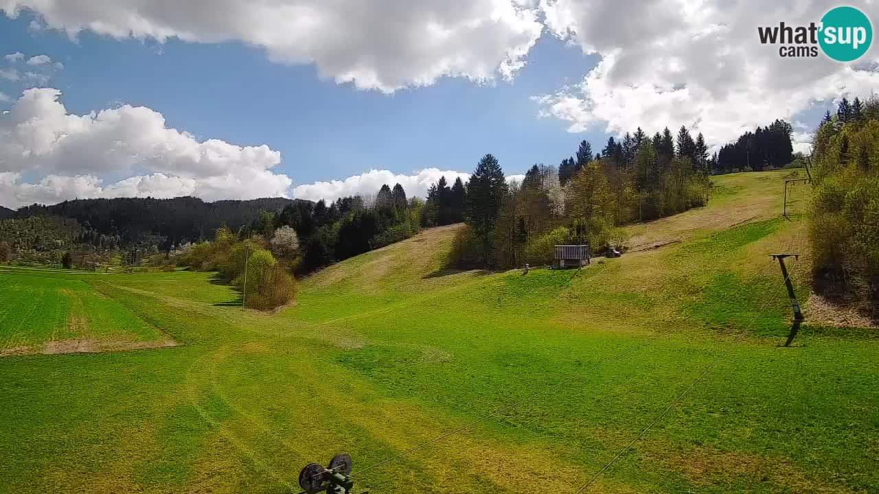 Webcam Smučišče Senožeta – Ski Resort Live View near Bohinj