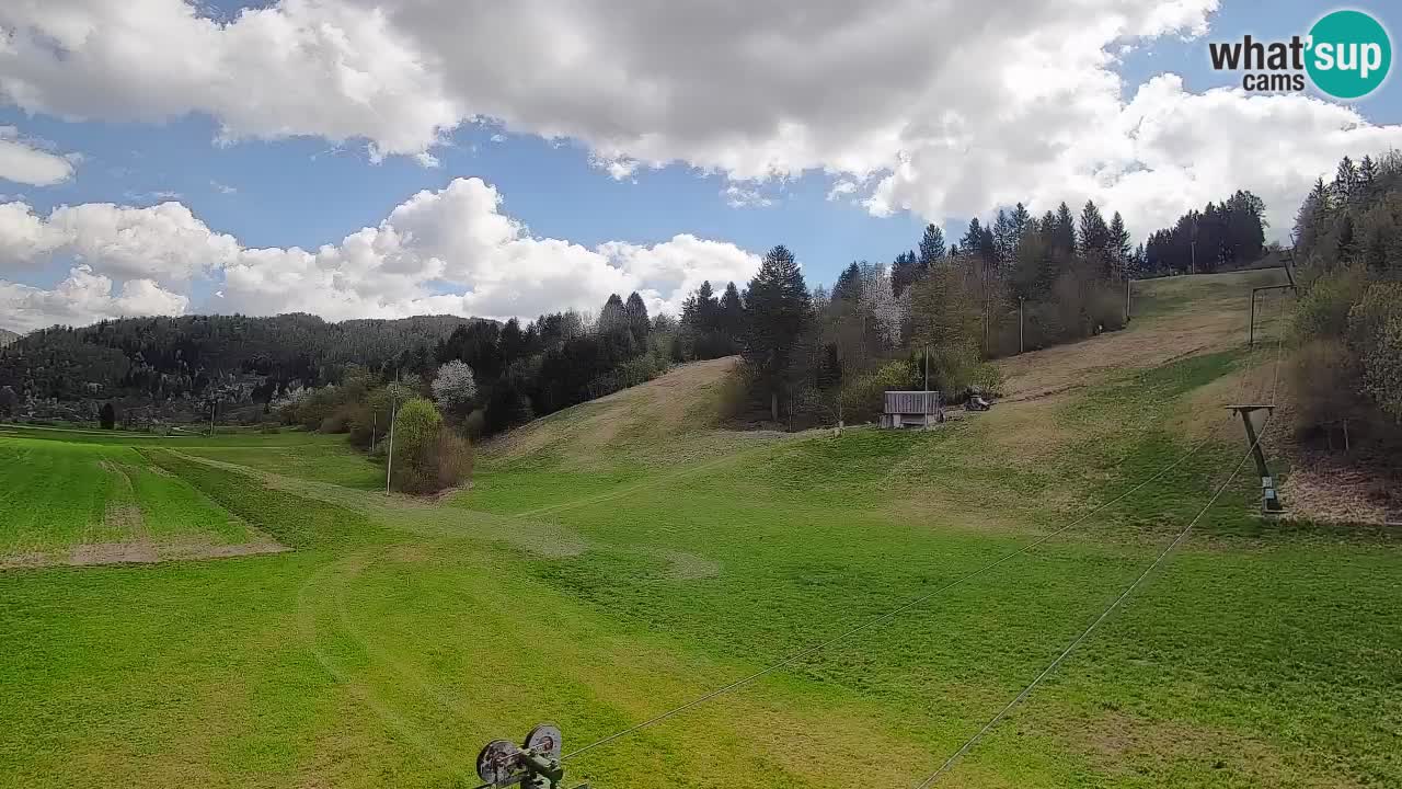Webcam Smučišče Senožeta – Ski Resort Live View near Bohinj