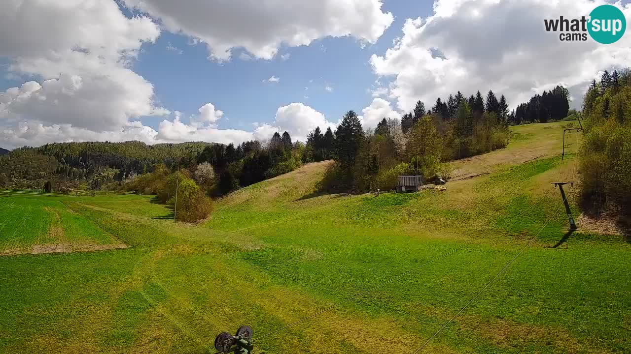Webcam Smučišče Senožeta – Station de ski à Srednja Vas près de Bohinj