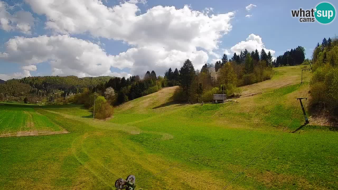 Webcam Smučišče Senožeta – Station de ski à Srednja Vas près de Bohinj