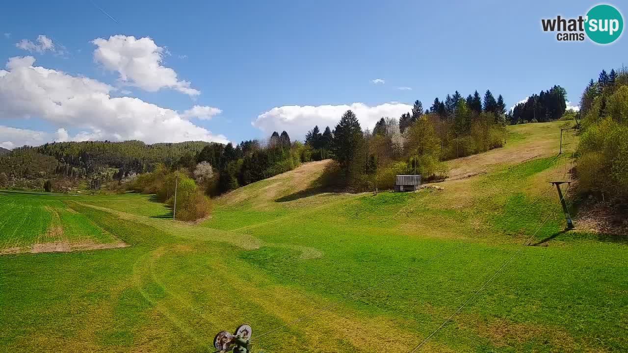 Webcam Smučišče Senožeta – Station de ski à Srednja Vas près de Bohinj