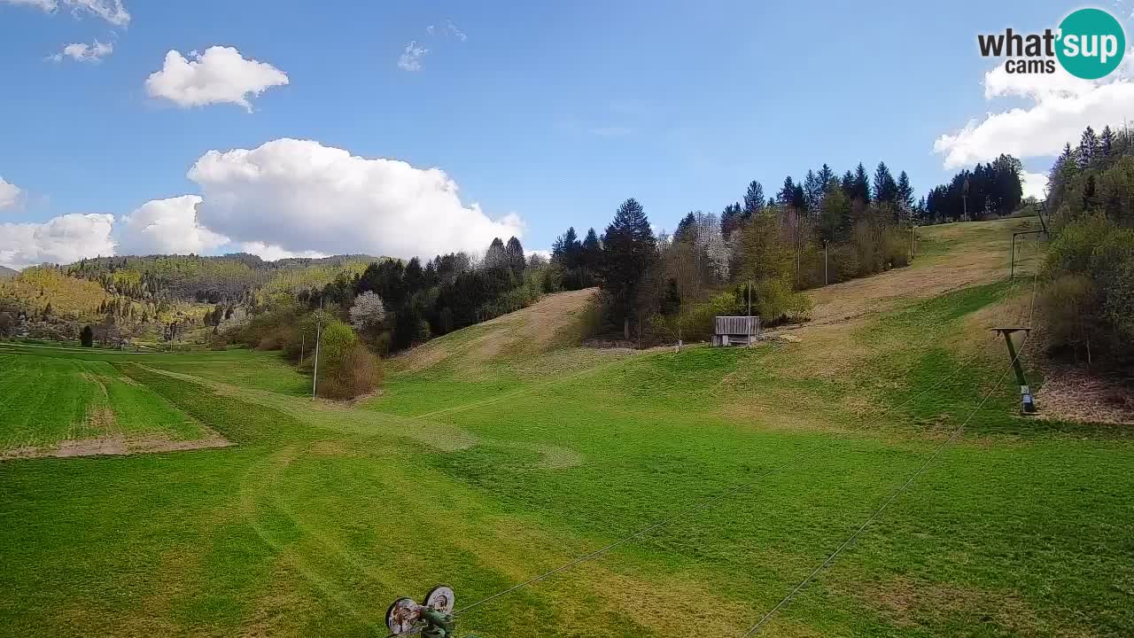 Webcam Smučišče Senožeta – Ski Resort Live View near Bohinj