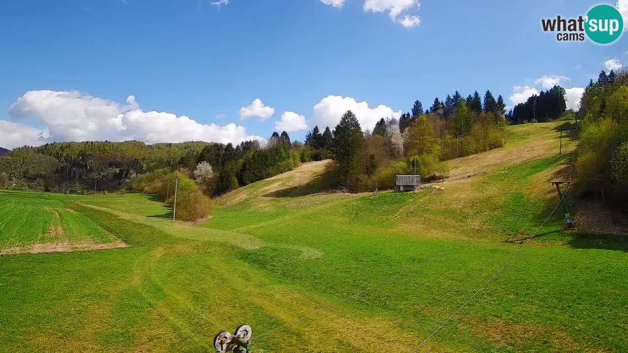 Webcam Smučišče Senožeta – Station de ski à Srednja Vas près de Bohinj