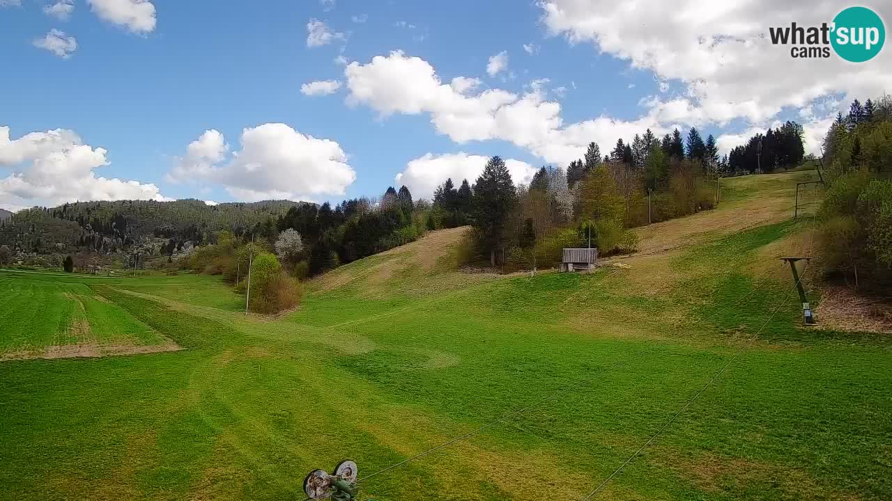 Webcam Smučišče Senožeta – Stazione sciistica a Srednja Vas vicino Bohinj