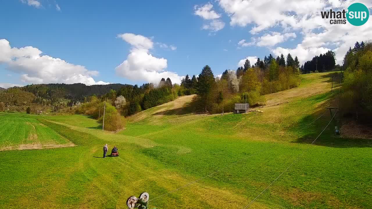 Webcam Smučišče Senožeta – Stazione sciistica a Srednja Vas vicino Bohinj