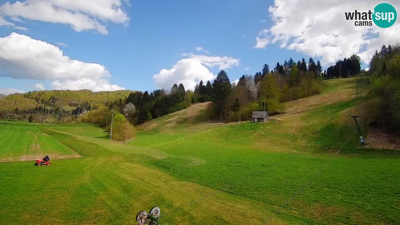 Webcam Smučišče Senožeta – Stazione sciistica a Srednja Vas vicino Bohinj