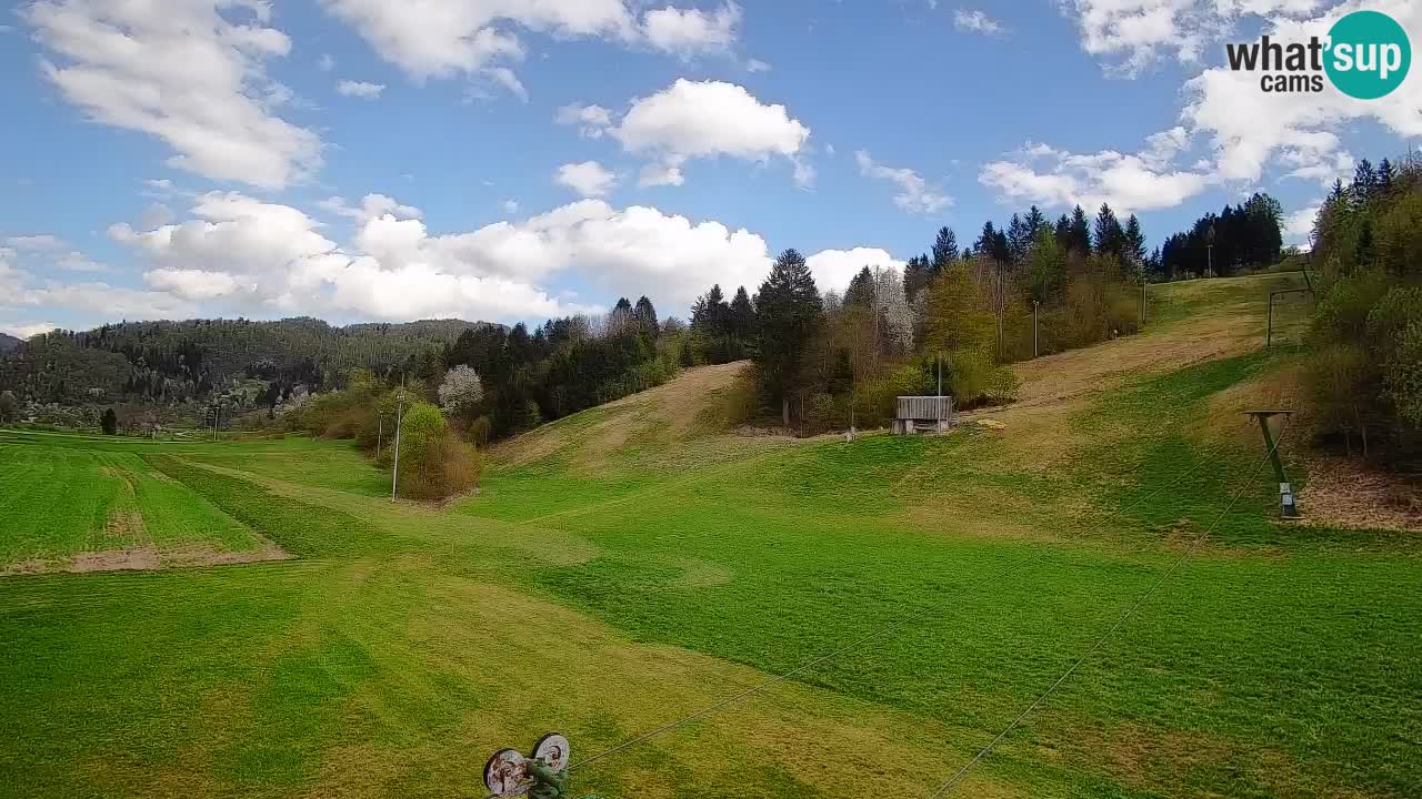 Webcam Smučišče Senožeta – Ski Resort Live View near Bohinj