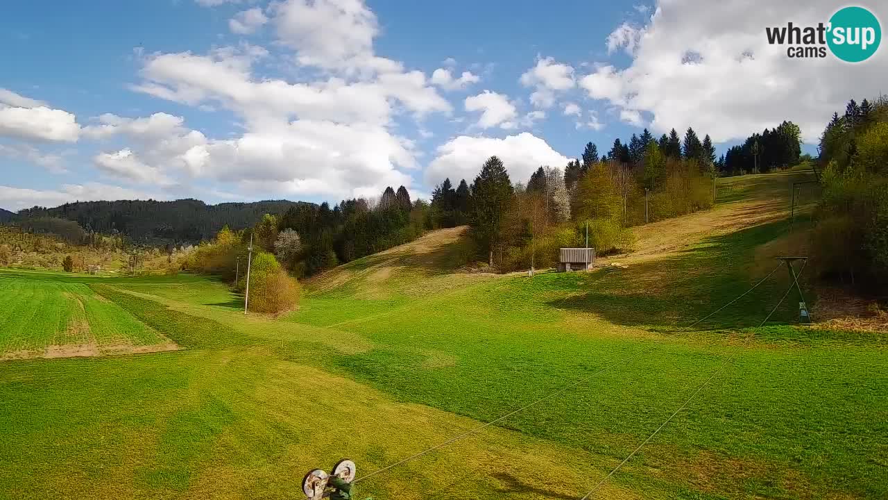 Webcam Smučišče Senožeta – Ski Resort Live View near Bohinj
