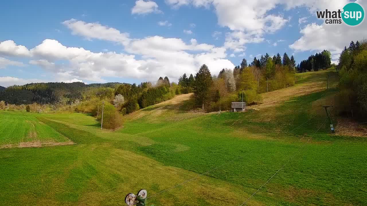 Webcam Smučišče Senožeta – Stazione sciistica a Srednja Vas vicino Bohinj