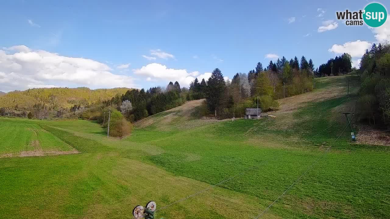 Webcam Smučišče Senožeta – Station de ski à Srednja Vas près de Bohinj