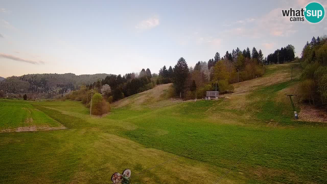 Webcam Smučišče Senožeta – Stazione sciistica a Srednja Vas vicino Bohinj