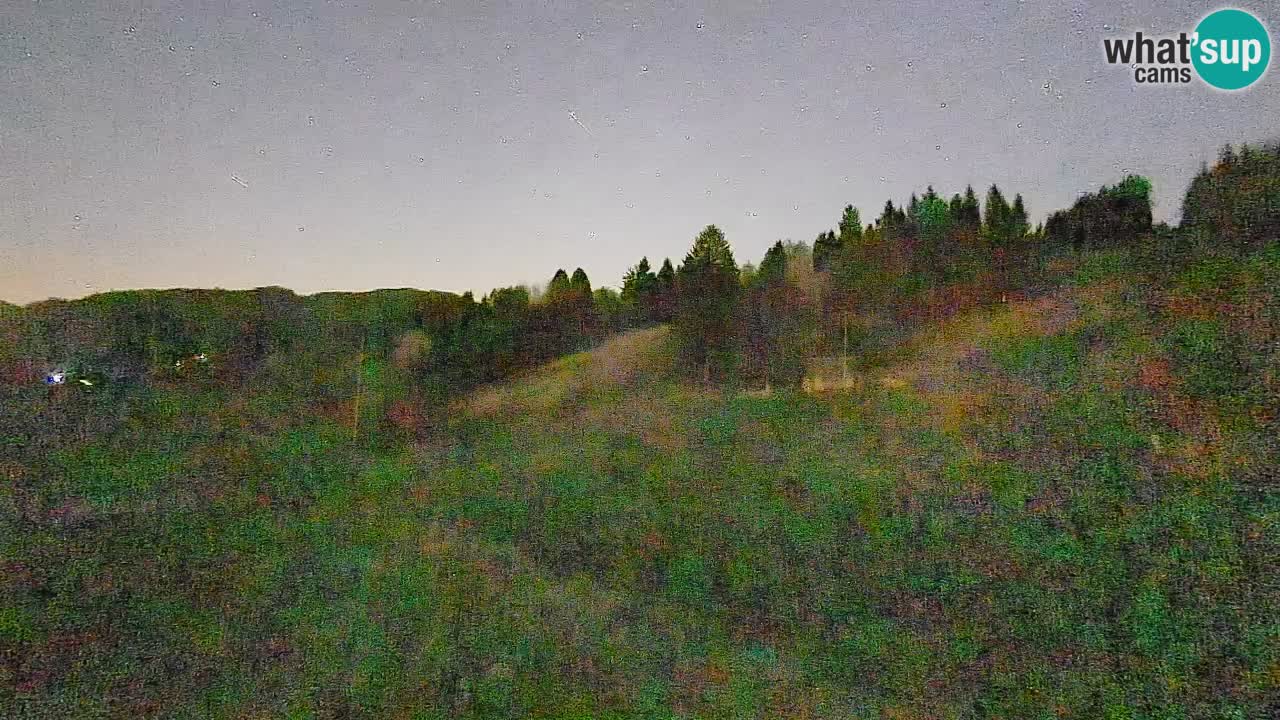 Cámara web Smučišče Senožeta – Estación de esquí en Srednja Vas cerca de Bohinj