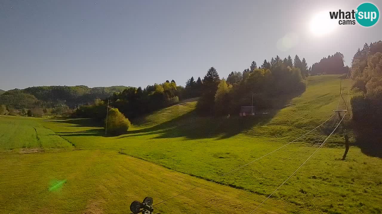Webcam Smučišče Senožeta – Station de ski à Srednja Vas près de Bohinj
