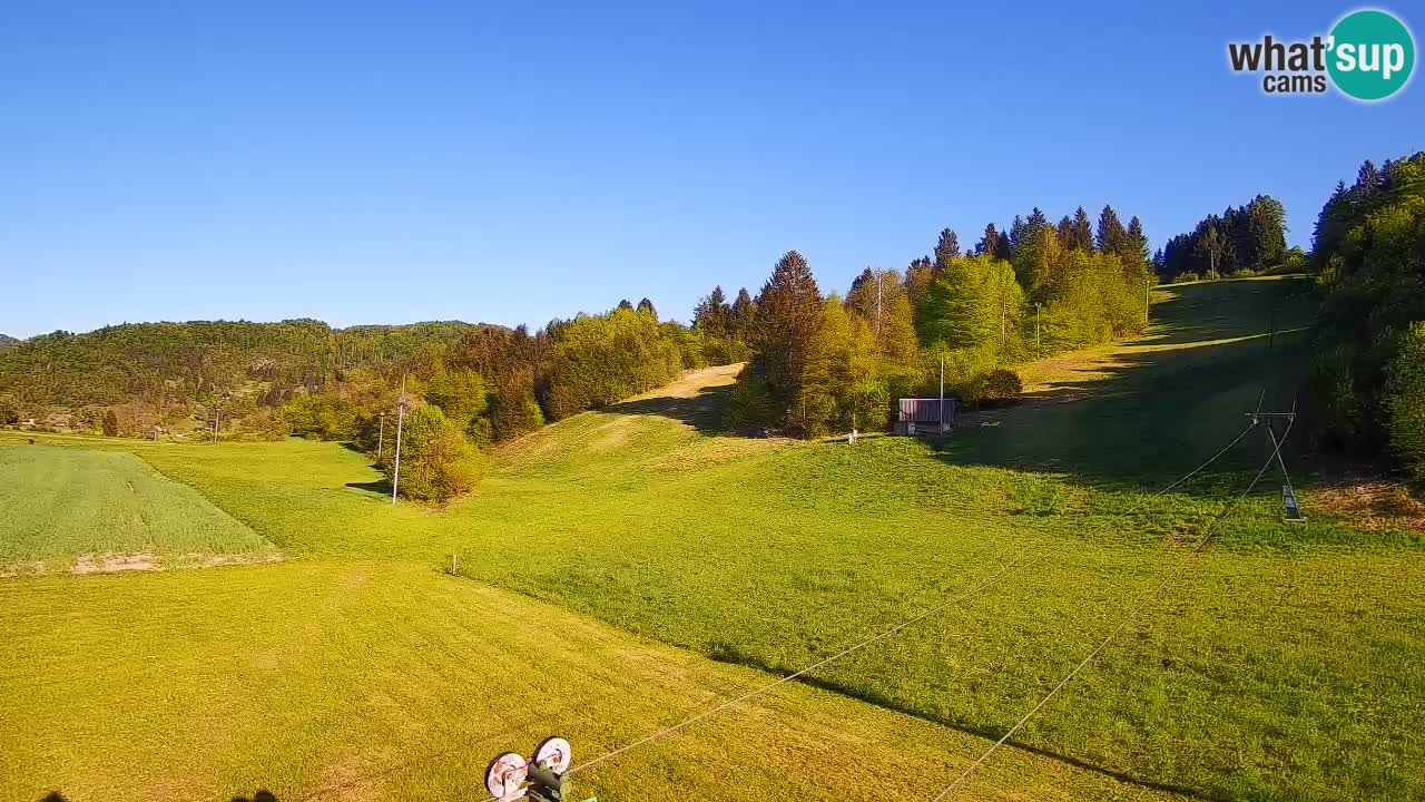 Webcam Smučišče Senožeta – Ski Resort Live View near Bohinj