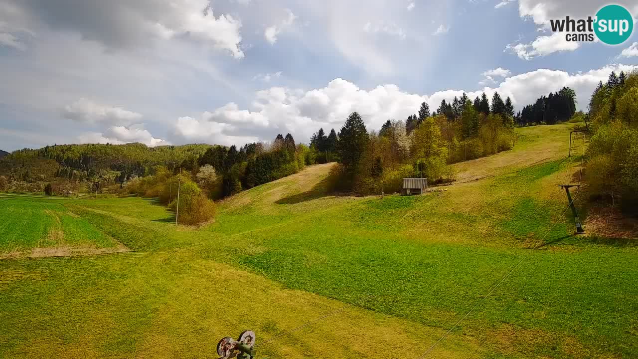 Webcam Smučišče Senožeta – Ski Resort Live View near Bohinj