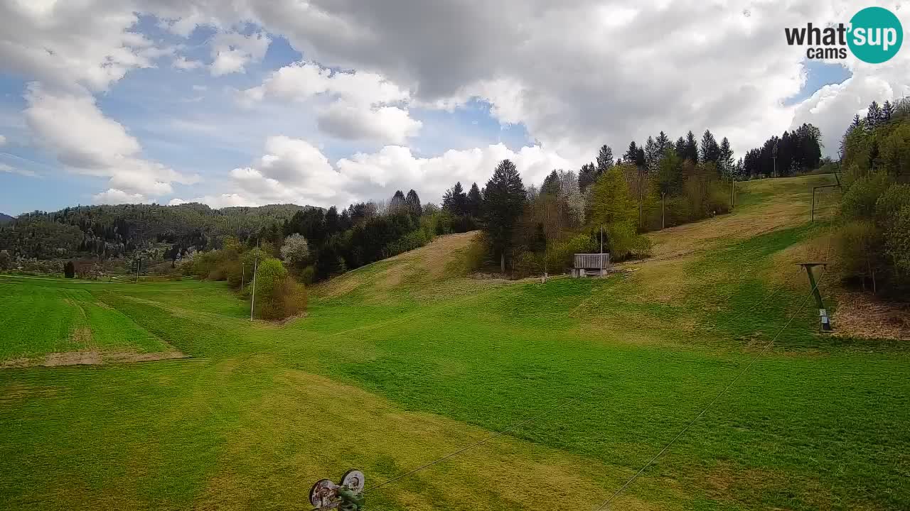 Webcam Smučišče Senožeta – Ski Resort Live View near Bohinj