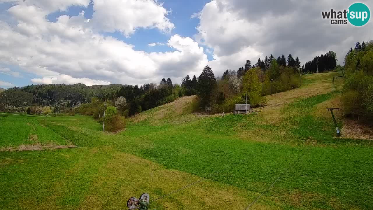 Webcam Smučišče Senožeta – Ski Resort Live View near Bohinj