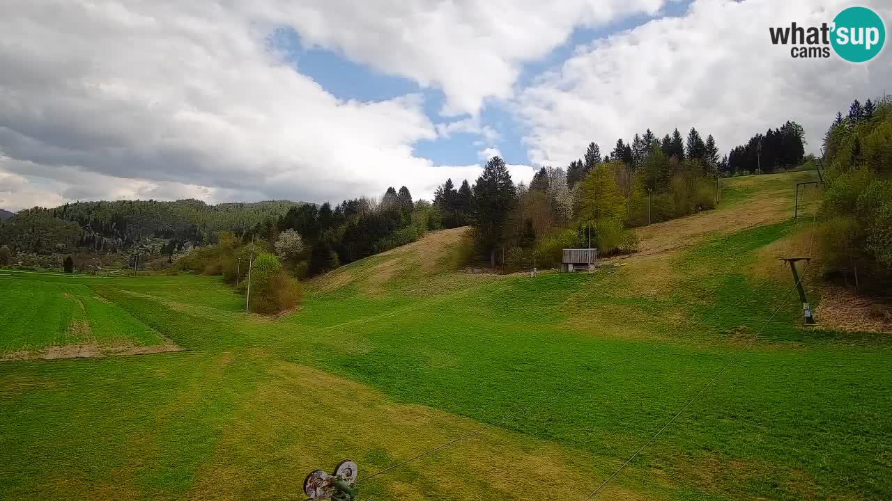 Webcam Smučišče Senožeta – Stazione sciistica a Srednja Vas vicino Bohinj