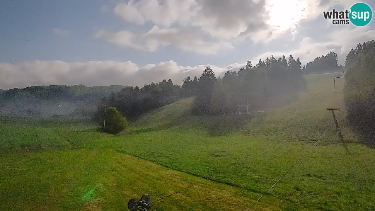 Webcam Smučišče Senožeta – Station de ski à Srednja Vas près de Bohinj